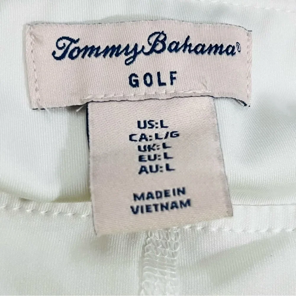 Tommy Bahama Skirt Skort Golf Activewear White Pleated Pull On Inside/Pocket